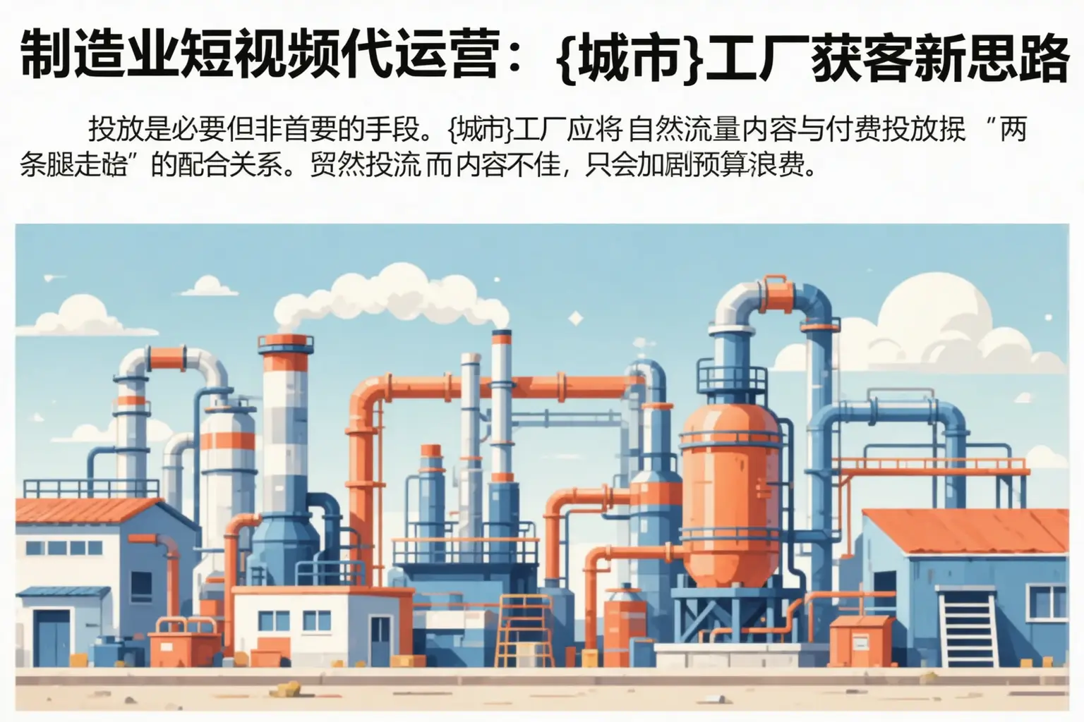 制造业短视频代运营：鹤壁工厂获客新思路