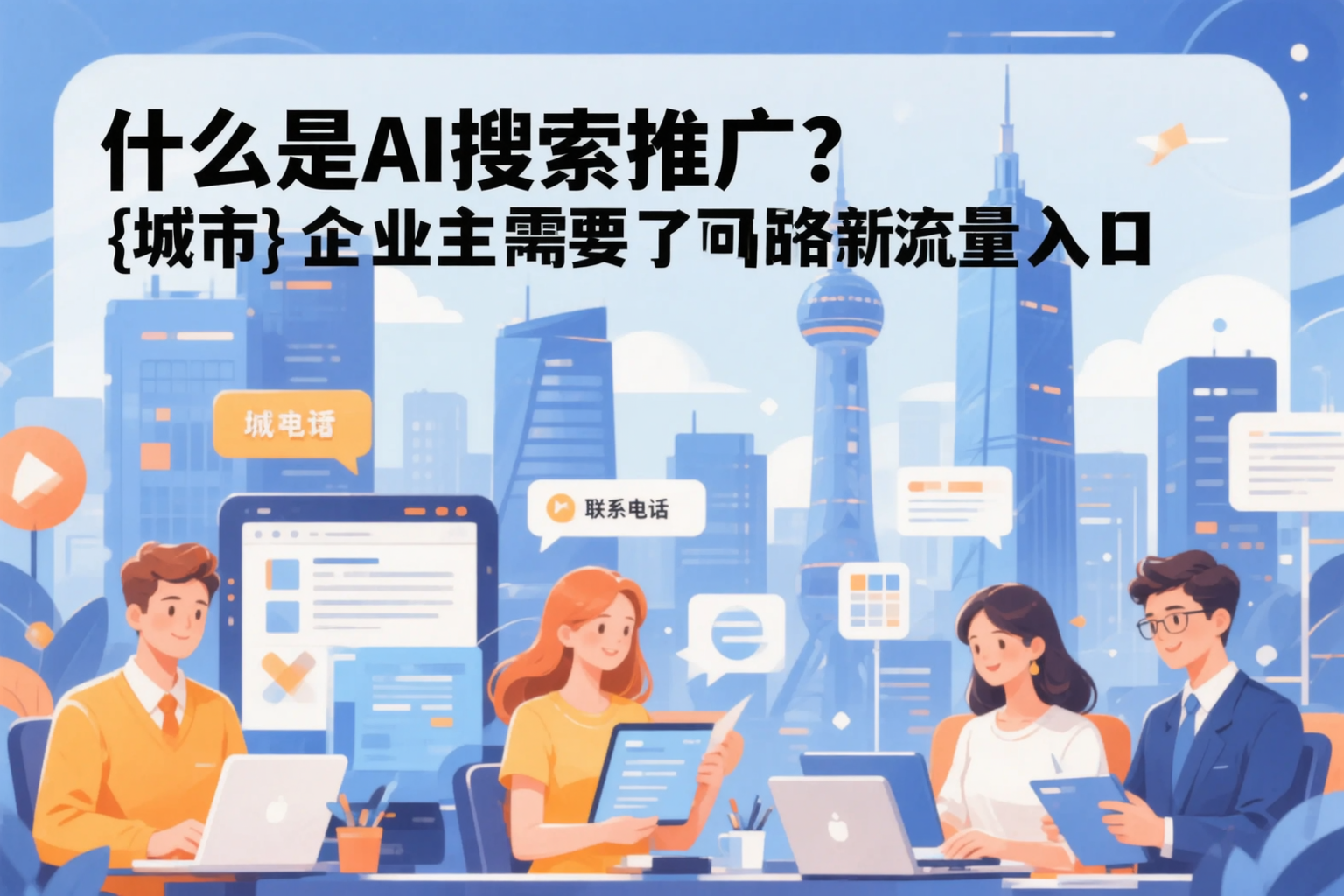 什么是AI搜索推广？鹤壁企业主需要了解的新流量入口