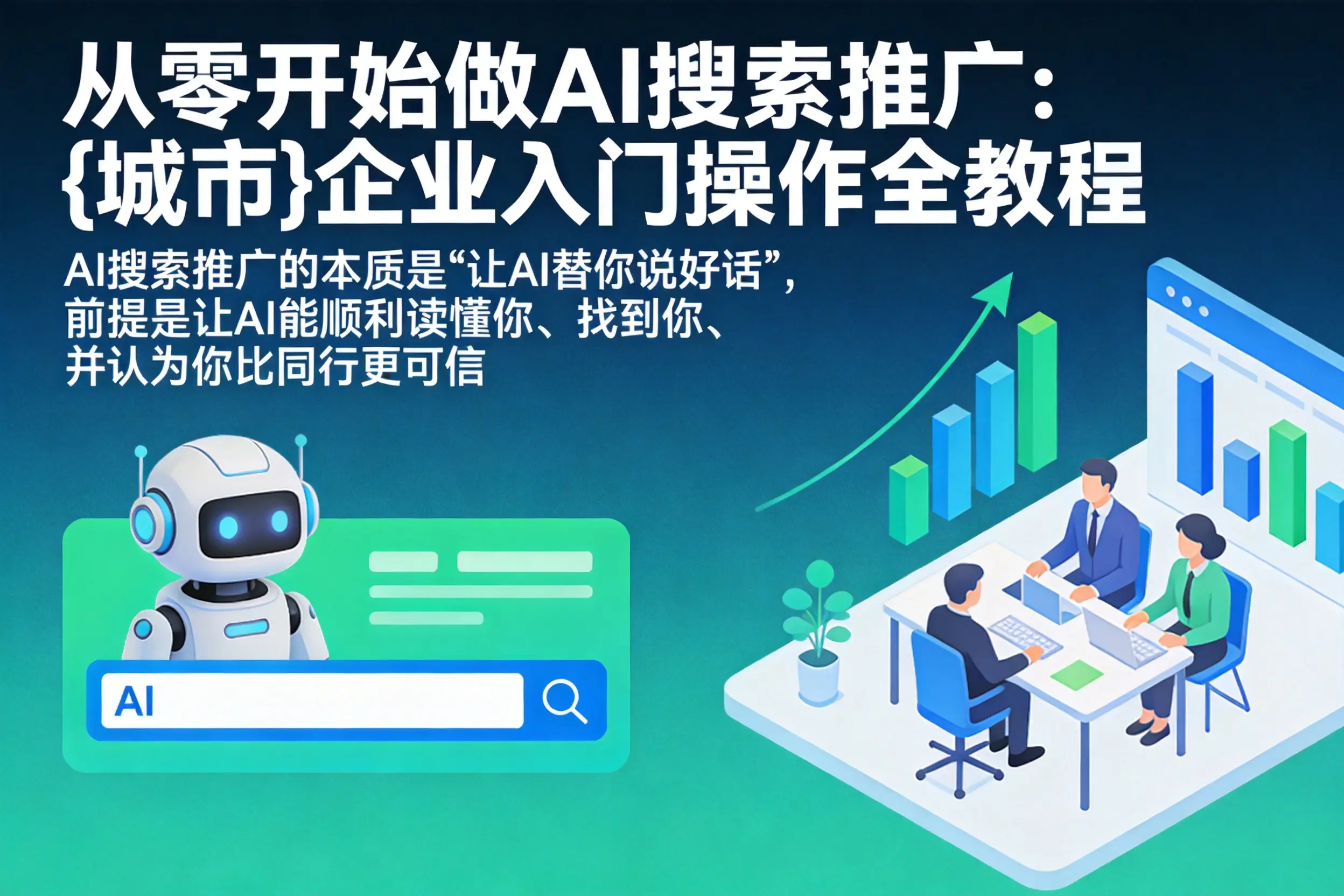 从零开始做AI搜索推广：鹤壁企业入门操作全教程