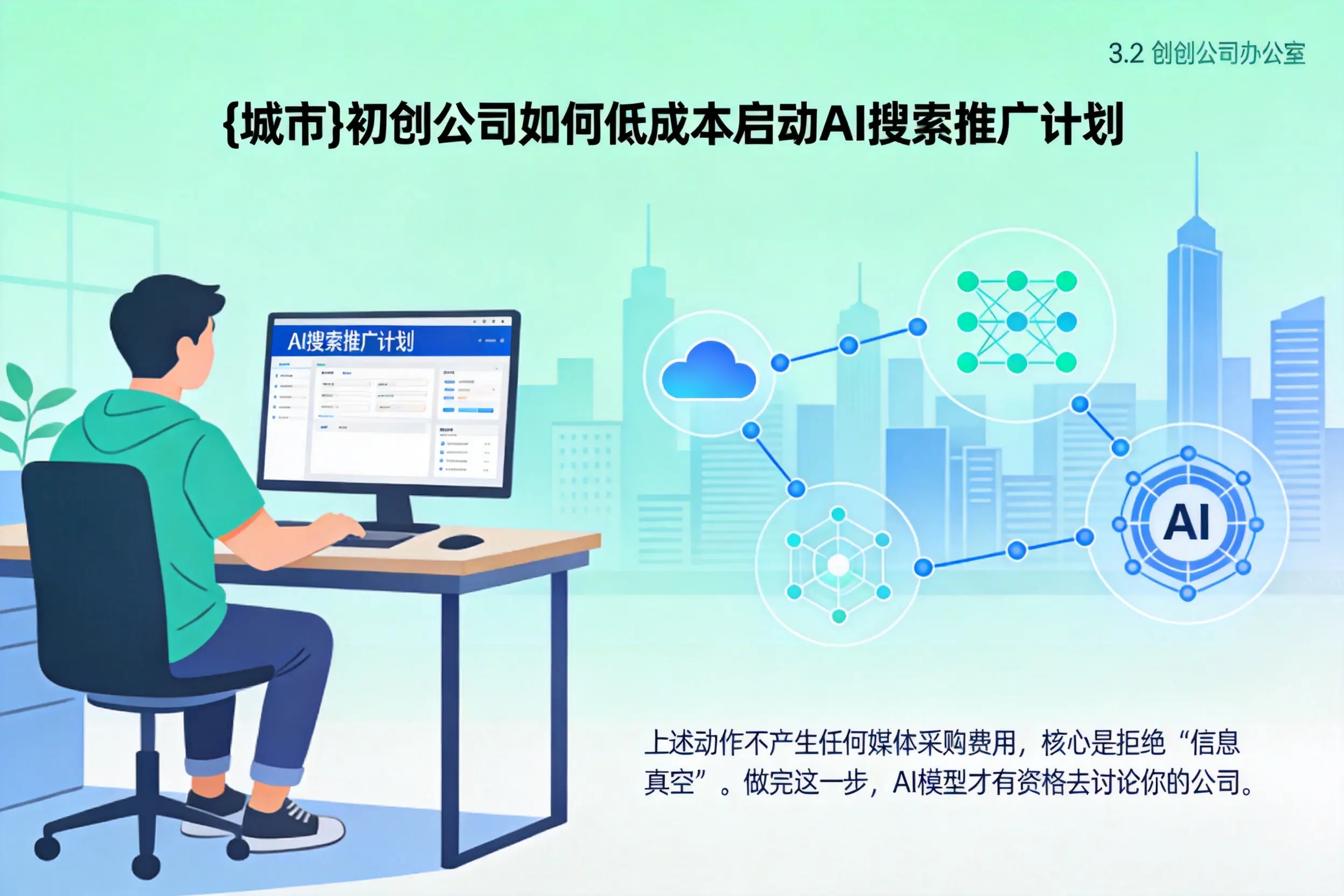 鹤壁初创公司如何低成本启动AI搜索推广计划