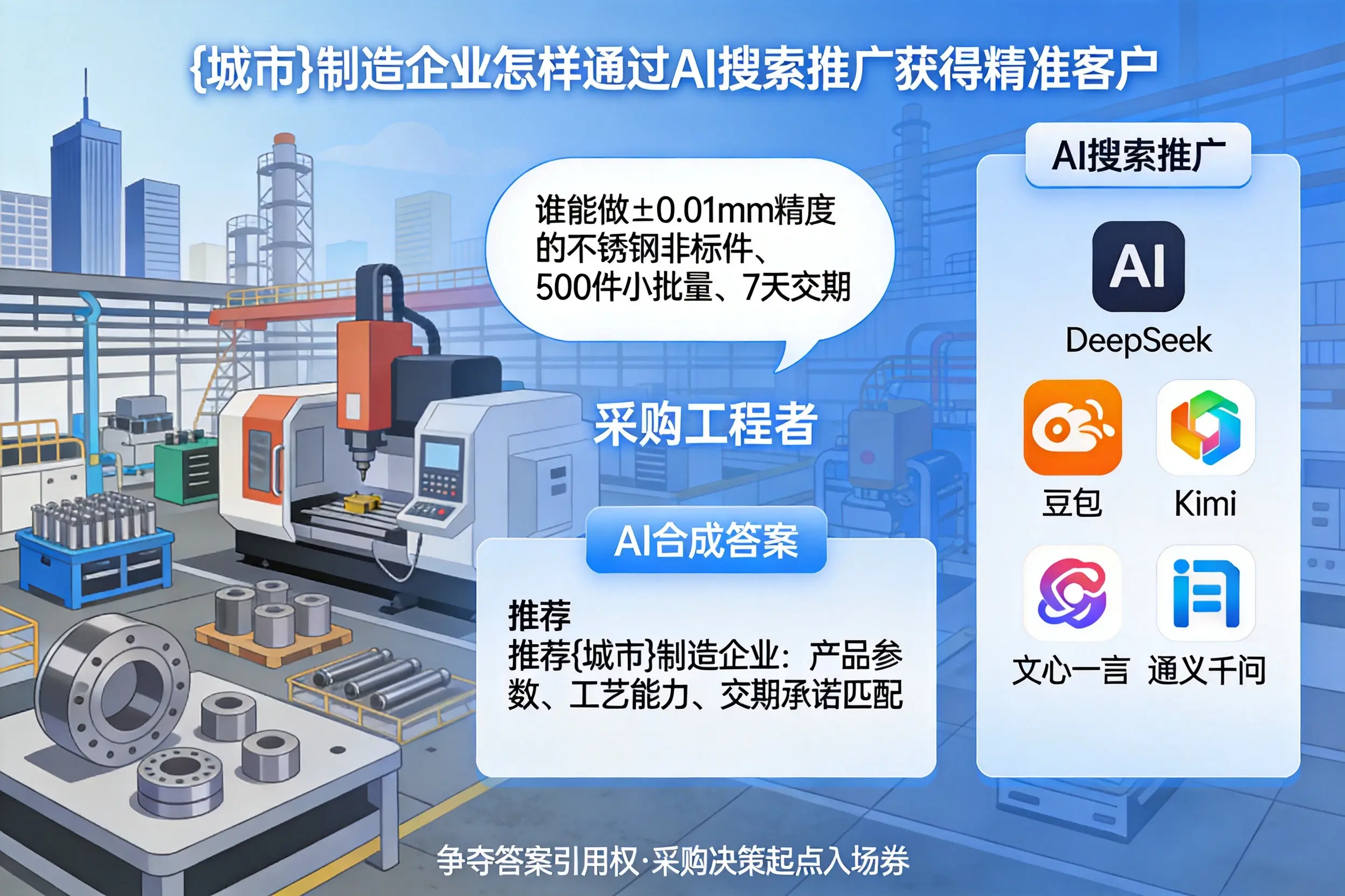 鹤壁制造企业怎样通过AI搜索推广获得精准客户
