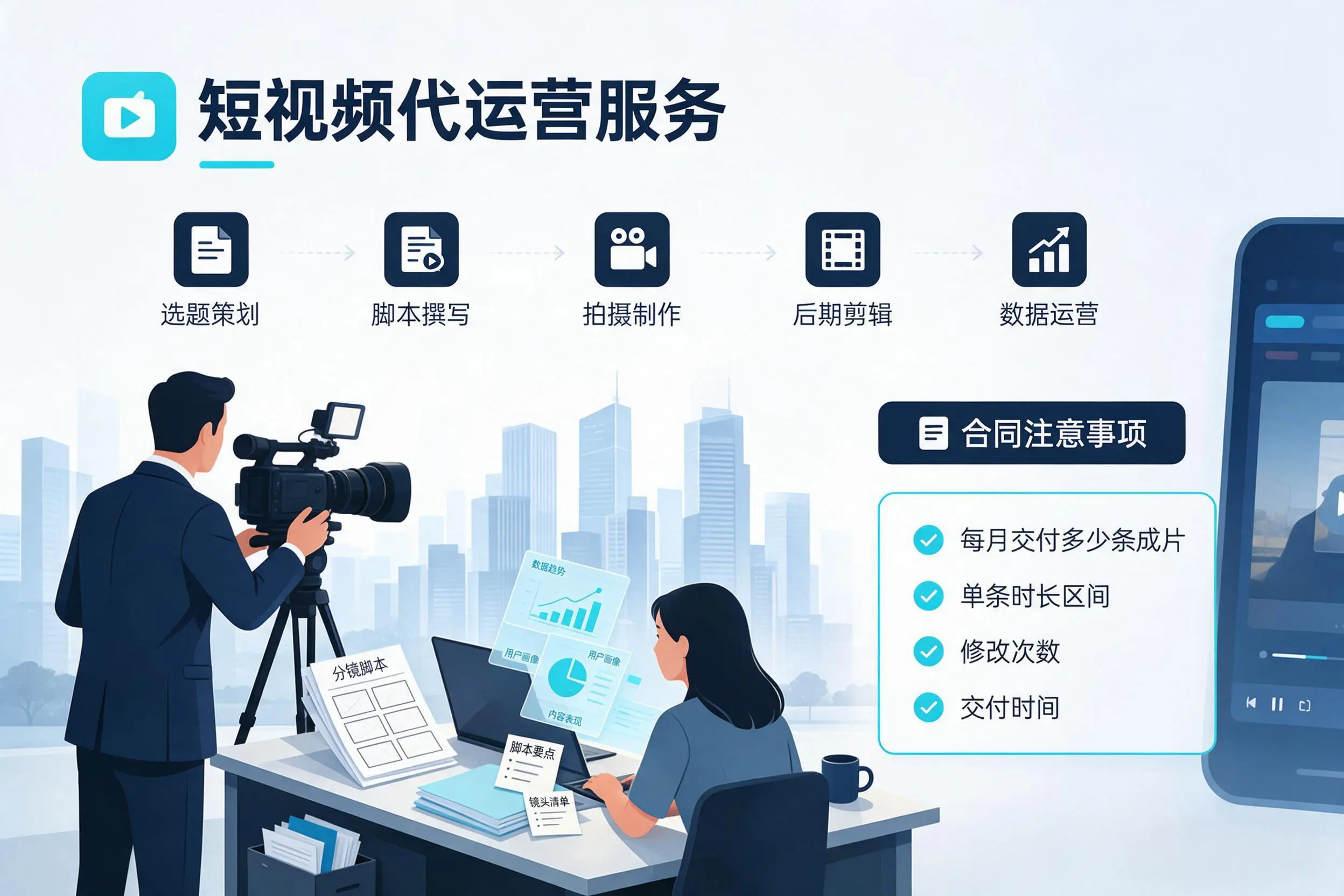 短视频代运营包含哪些服务?鹤壁企业常见问题科普
