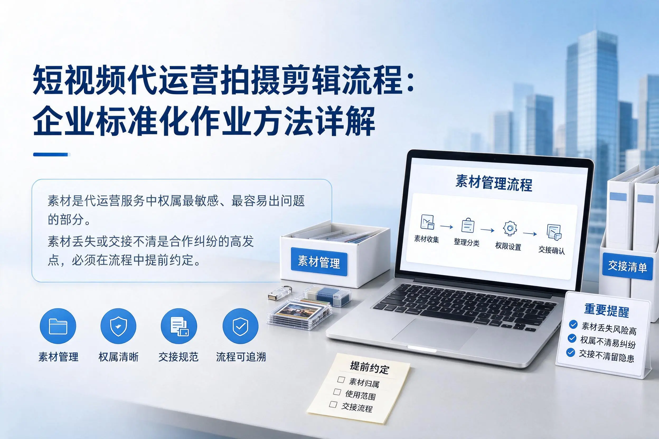短视频代运营拍摄剪辑流程:鹤壁企业标准化作业方法详解